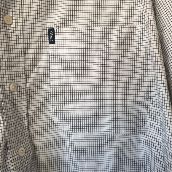 Gant Mens Blue Check Button Down Shirt Size Large Long sleeve - Picture 4 of 7